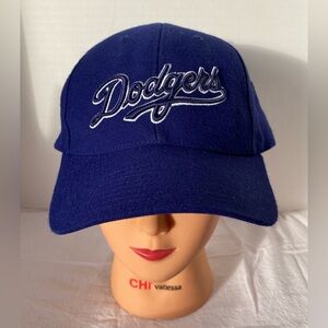Rare Vintage LA Dodgers Raised Script Wool Twin Enterprise One Size Hat Cap MLB